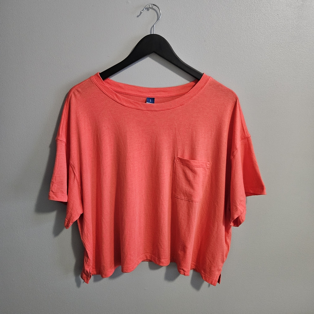 Old Navy Coral Crop Top